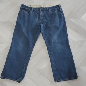 Sonoma Mens Straight Leg,  Relaxed fit, 100% Cotton Denim Jeans,  Size 42x30